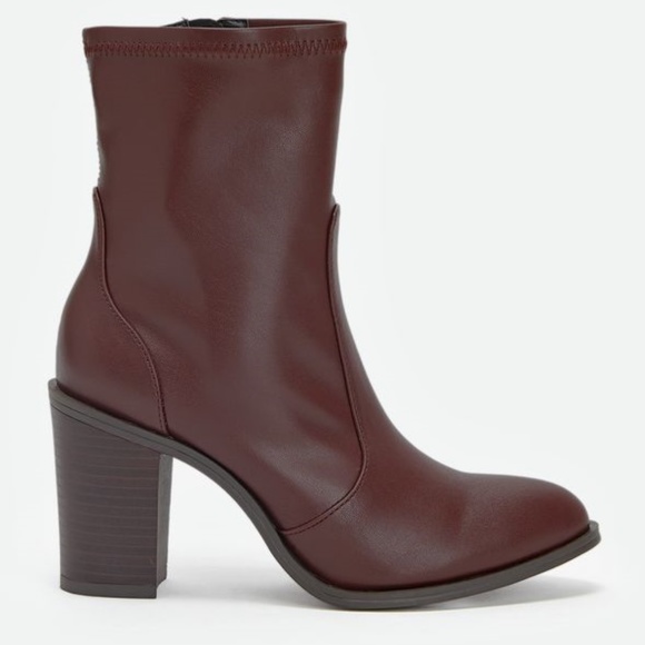 Just Fab Gwendolnn Women's Leather Boots Sz 6, 8 - Picture 2 of 5